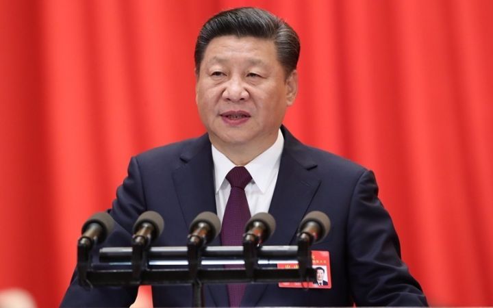 習近平代表第十八屆中央委員向黨的十九大作報告
